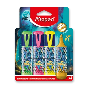 Maped Dragon Textmarker - 4 Farben